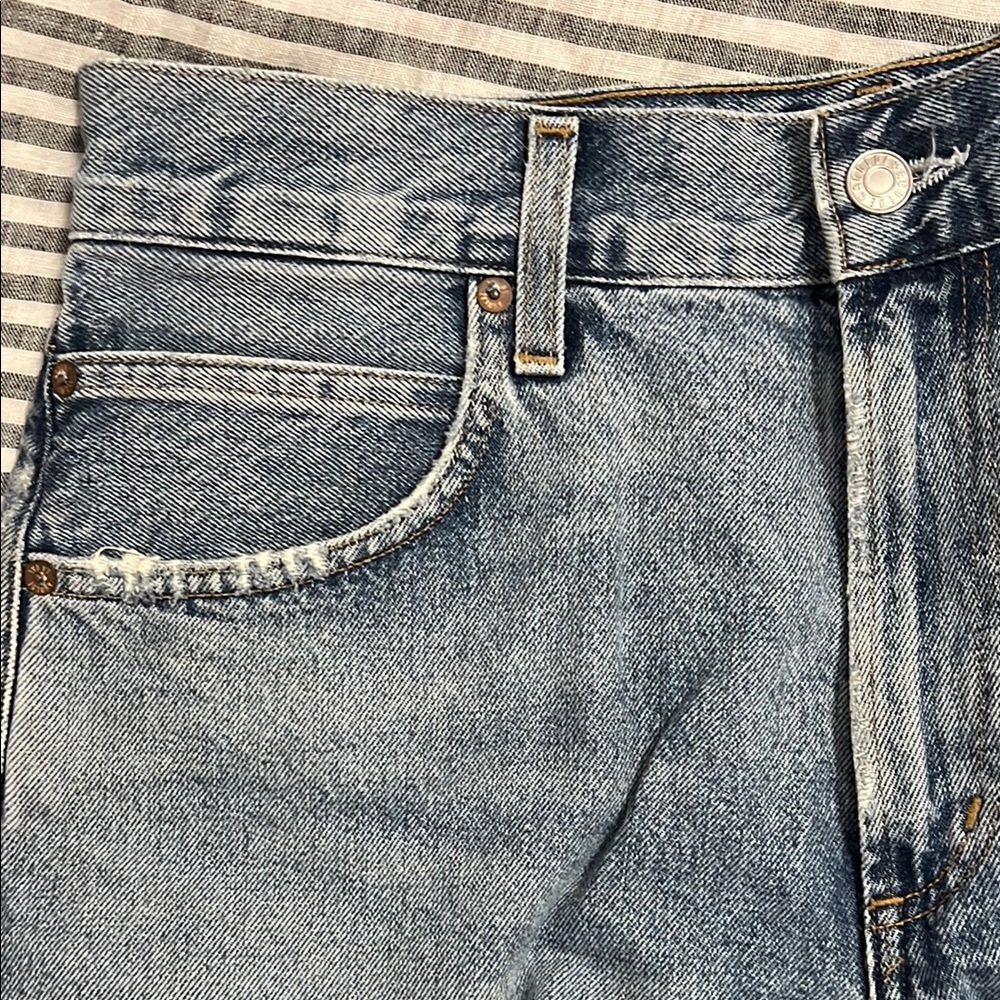 Agolde Denim Shorts - Picture 5 of 7